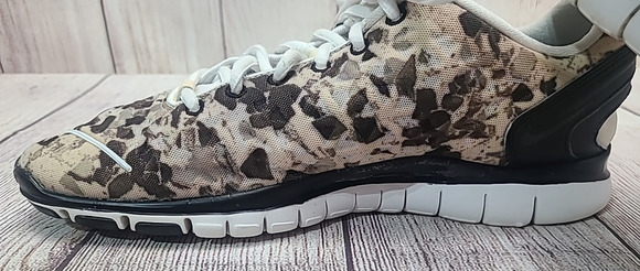 Nike Free Fit 2 Training Running Shoes Women's 9.5 Brown Beige Specks Camouflage - Picture 7 of 12
